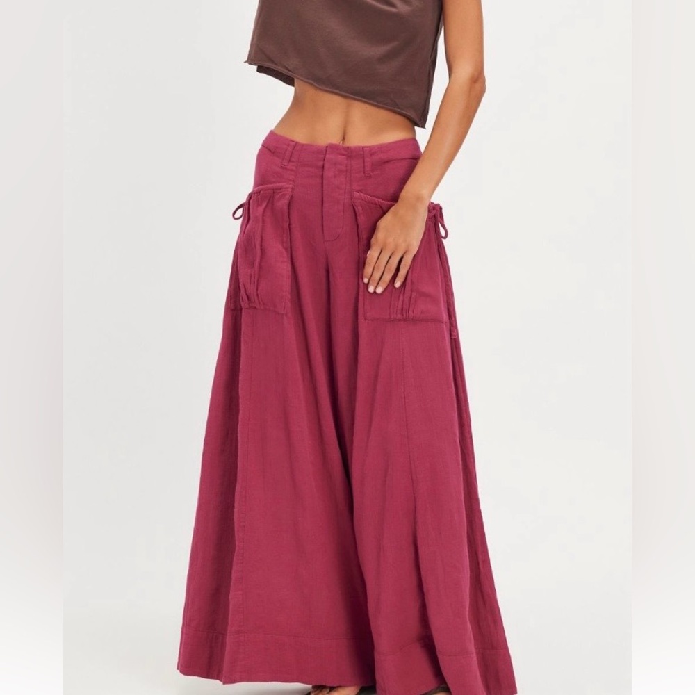 FREE PEOPLE Miss You Most Wide Leg Pants, 10